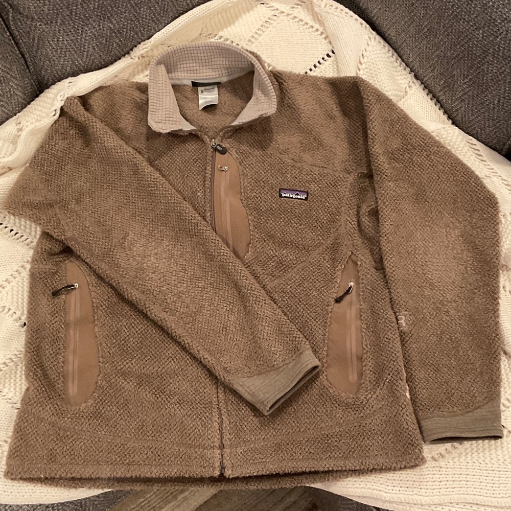 Patagonia Tan Fleece Jacket